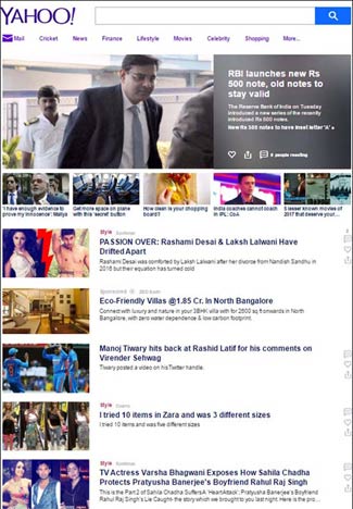 yahoo-india-portal
