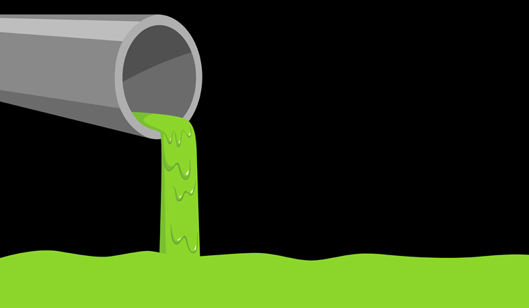 Pipe-pouring-out-green-slimy-liquid-industrial-waste-water-pollution-shut