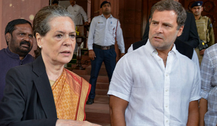 Congress president Sonia Gandhi and party leader Rahul Gandhi | PTI