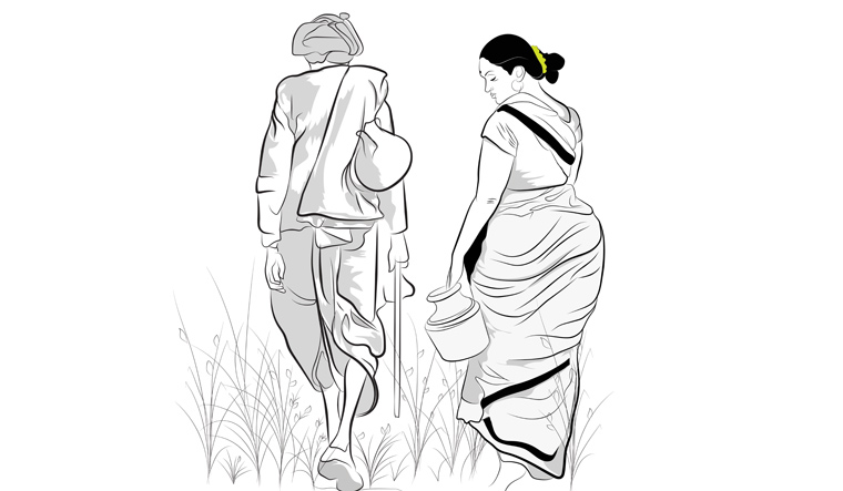 india-couple-farmer-wife-villager-shut