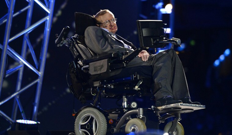 Stephen Hawking s Hi tech Wheelchair To Live On The Week