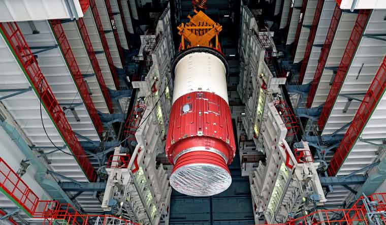 Sriharikota: Indian Space Research Organisation's Polar Satellite Launch Vehicle, PSLV-C47 carrying Cartosat-3 R, at Sriharikota in Nellore district of Andhra Pradesh | PTI