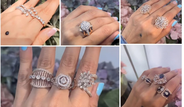 Fashion Luxury Long Lasting Elegant Diamond Women Engagement Wedding Ring  Set With Case | Jumia Nigeria