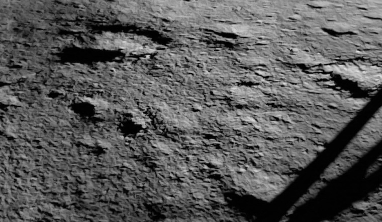 Lunar surface Vikram lander