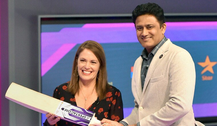 Anil Kumble poses for photographs during a promotional event | PTI