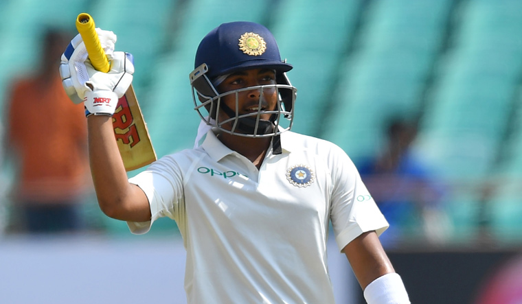 Shaw becomes youngest Indian to hit a ton on Test debut