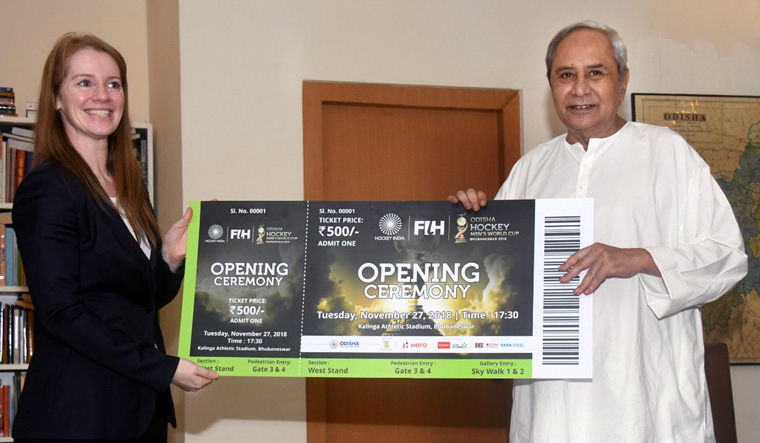 Hockey World Cup: CM Patnaik buys first ticket for opening event