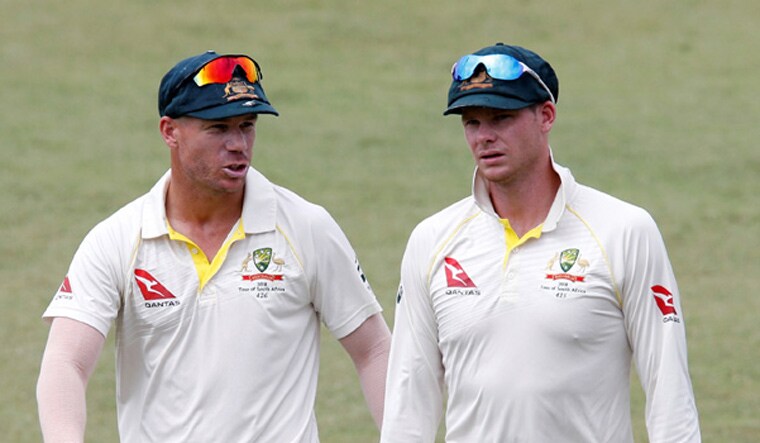 [File] David Warner and Steve Smith | Reuters