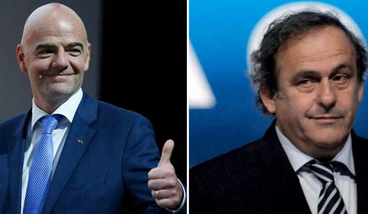 Gianni Infantino, Michel Platini