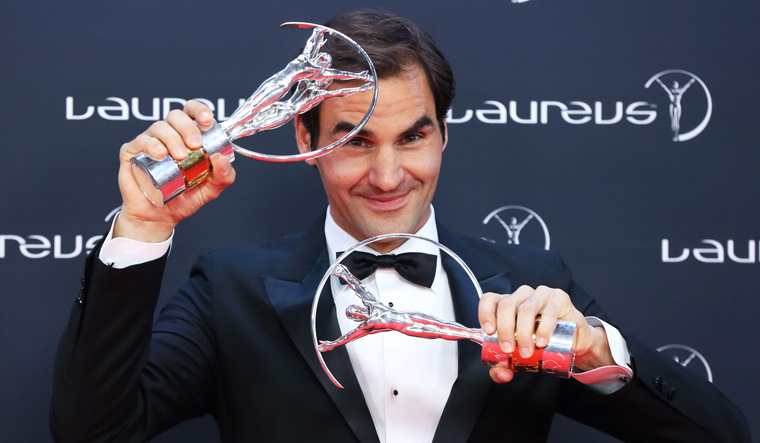 Roger Federer Laureus Awards AFP