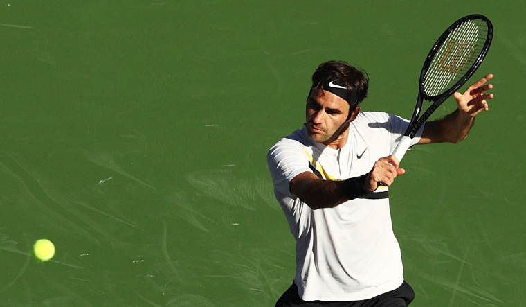 Roger Federer BNP Paribas Open Indian Wells AFP