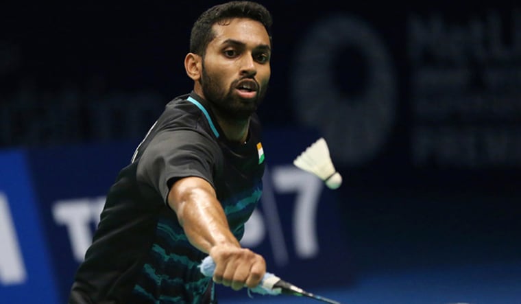 [File] H.S. Prannoy | AP