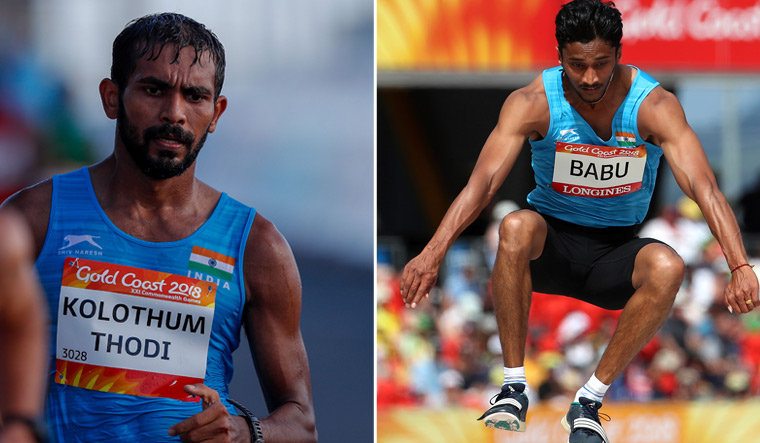 Race walker K.T. Irfan and triple jumper Rakesh Babu were ordered to return to India
