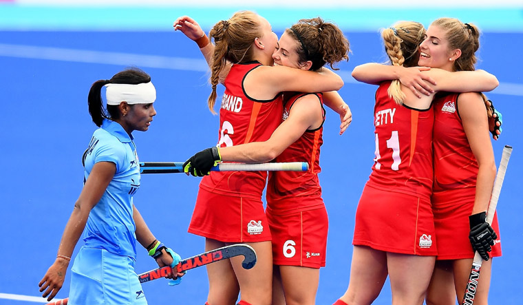 India men's and women's hockey team lost to England in the bronze medal match