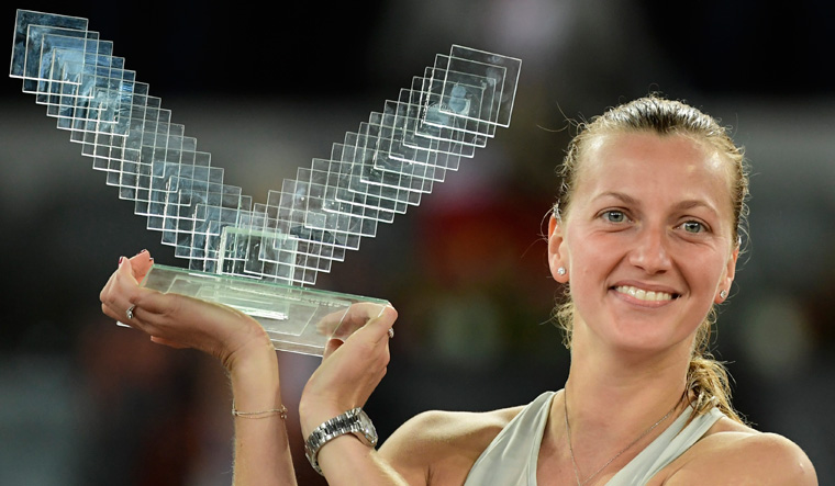 Madrid Open: Petra Kvitova prevails to claim record third title