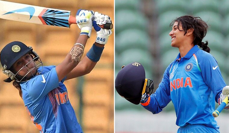 [File] Harmanpreet Kaur (left) will lead the IPL Supernova team while Smriti Mandhana will lead IPL Trailblazers | PTI