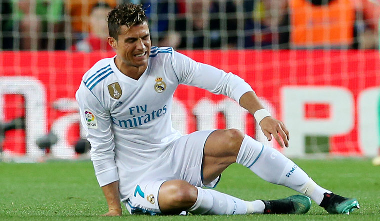 Ronaldo to undergo tests on his ankle injury, confirms Zidane