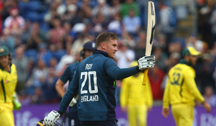 Roy joy as England defeats Australia in second ODI by 38 runs