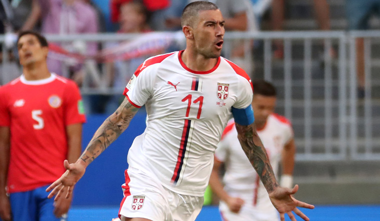 Costa Rica Vs Serbia Captain Kolarov Fires The Serbs To Victory The Week