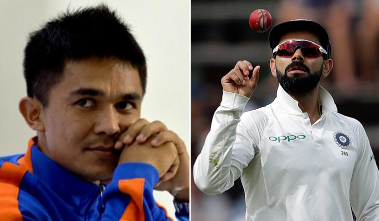 Kohli backs Chhetri, urges fans to watch football team in stadium