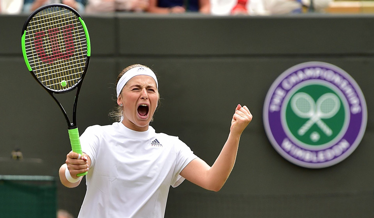 Ostapenko first Latvian woman in Wimbledon semis