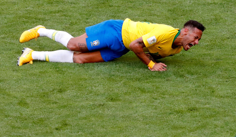 Neymar admits 'exaggerated' reactions at World Cup