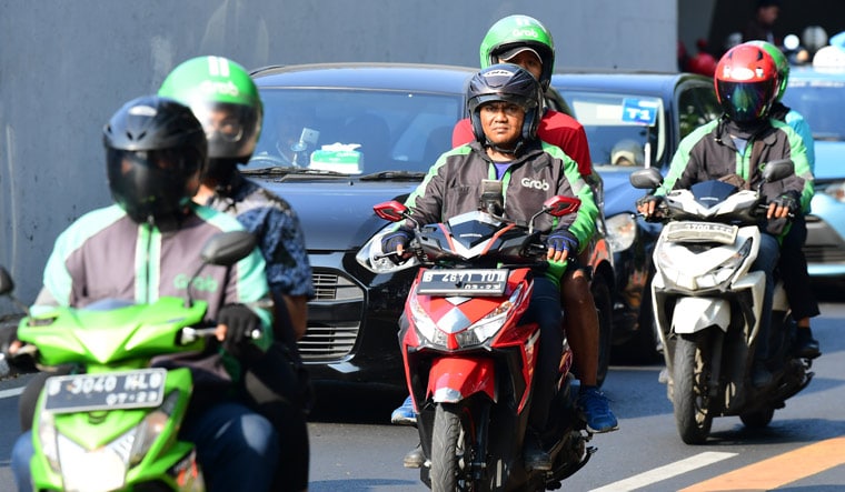 Bike taxis are a common mode of transport in Indonesia | Sameer Hameed