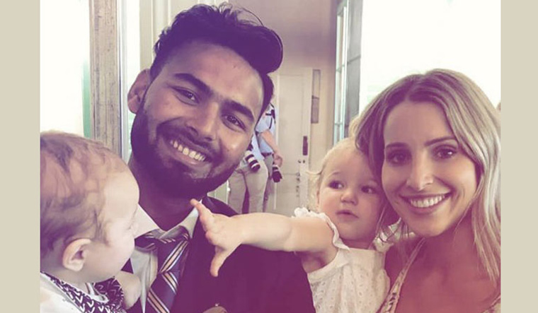 Rishabh Pant turns 'best babysitter' for Tim Paine's kids