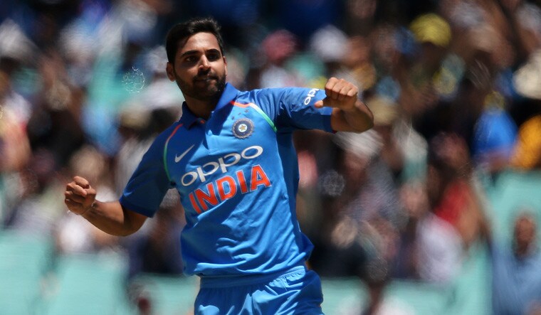 Bhuvneshwar Kumar during the opening ODI against Australia | AP