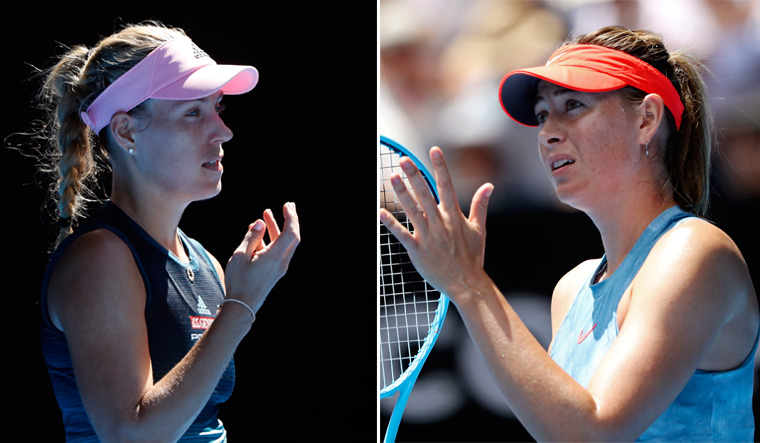 Australian Open: Sharapova, Kerber crash out