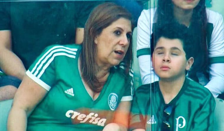 Silvia Grecco and her son Nickollas