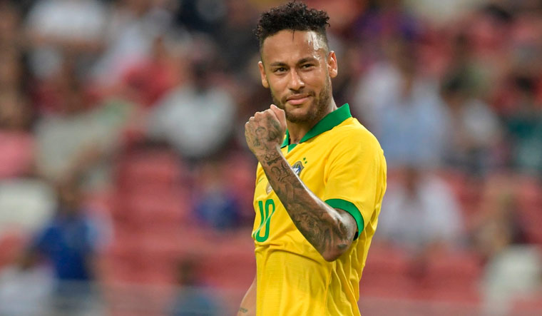 Neymar becomes youngest player to make 100 appearances for Brazil