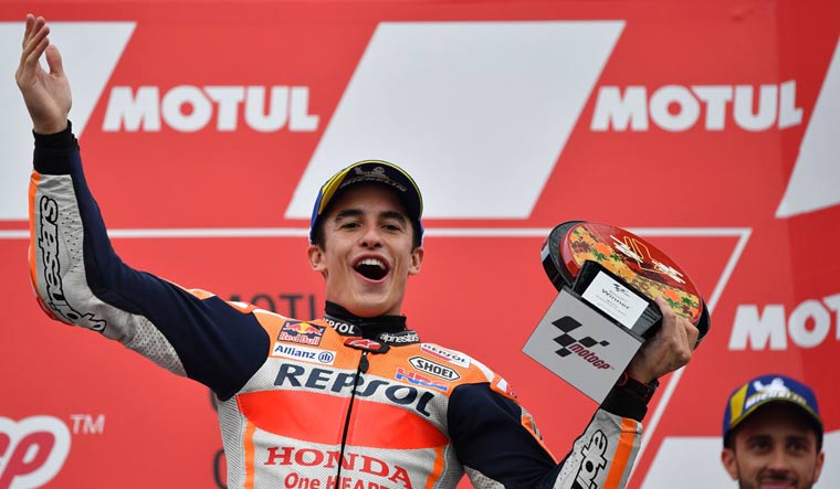 Marc Marquez wins 10th season title at Japanese MotoGP