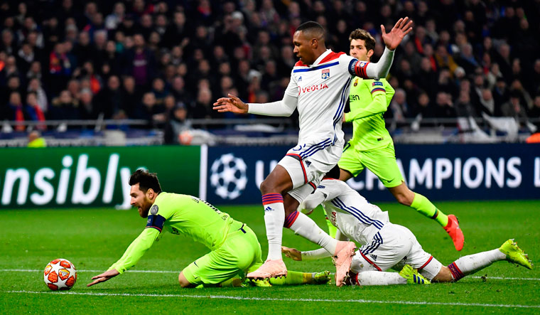 Champions League: Barcelona held to goalless draw at Lyon