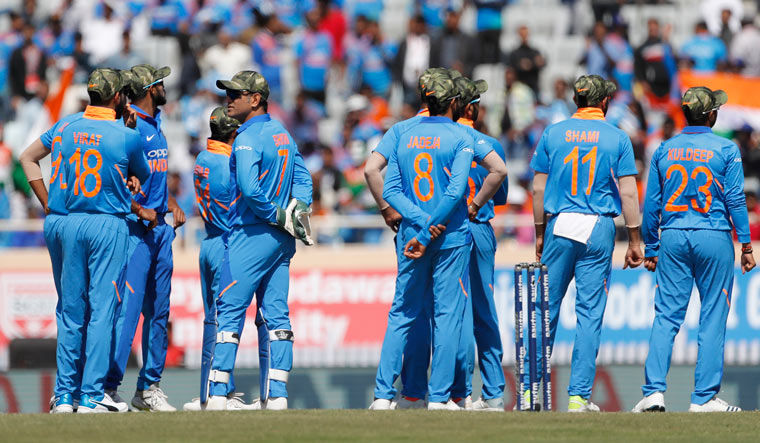 Team India flaunts Army camouflage caps, donates match fee to National Defence Fund