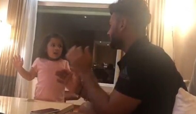 Ziva Dhoni seen giving Rishabh Pant 'back to basics' lessons 