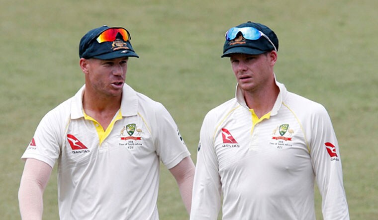 [File] Australia's David Warner and Steve Smith | Reuters