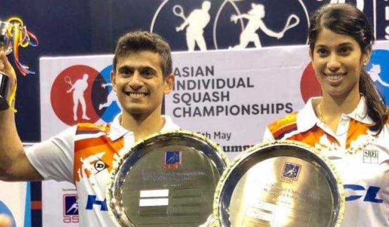 Saurav Ghosal and Joshna Chinappa recorded historic wins at the Asian Individual Squash Championship in Kuala Lumpur | via Twitter