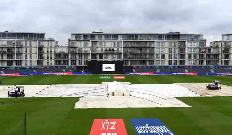 Bristol County Ground on Tuesday | cricketworldcup Twitter