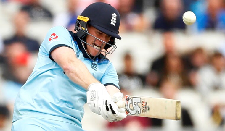 England skipper Eoin Morgan in action in a group match against Afghanistan at the ICC World Cup, at the Old Trafford | Reuters 