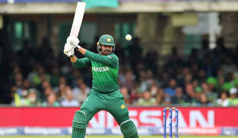 Pakistan's Haris Sohail in action during the match against South Africa on Sunday | Reuters