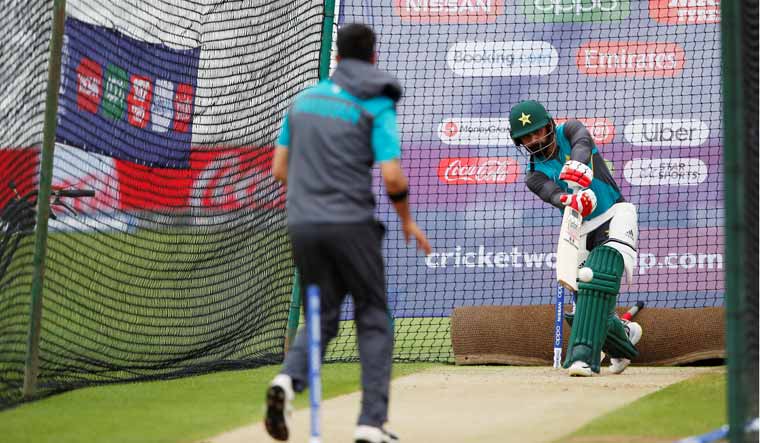 Pakistan's Mohammad Hafeez during net practice | Reuters