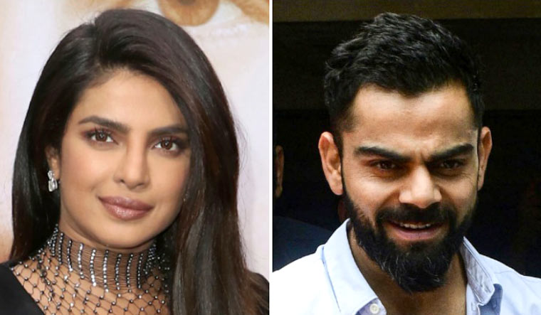 Priyanka Chopra and Virat Kohli