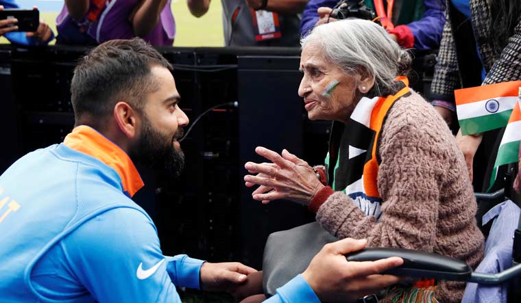 87-year-old superfan wins hearts in India vs Bangladesh World Cup match