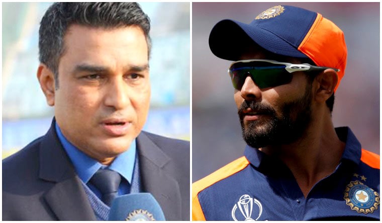 Sanjay Manjrekar (left) and Ravindra Jadeja