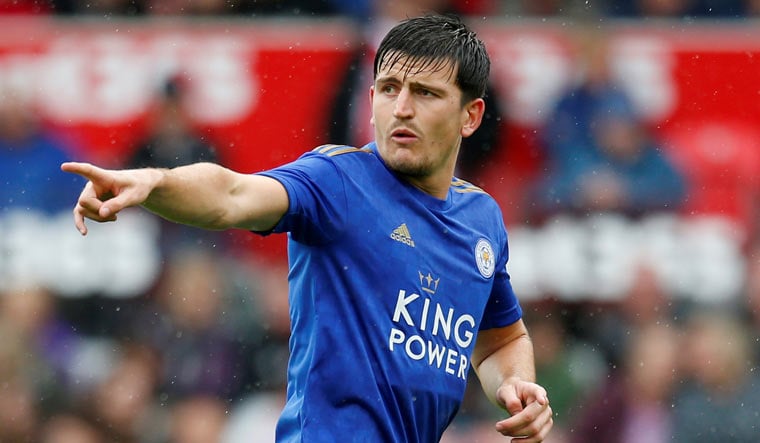 [File] Harry Maguire moved from Leicester City to United | Reuters