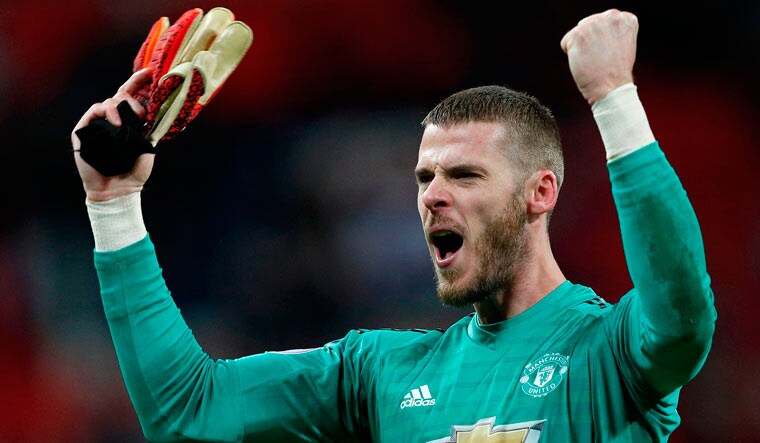 (File) Manchester United's Spanish goalkeeper David de Gea | AFP