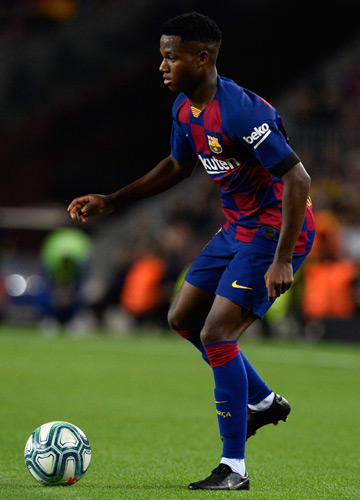 Ansu Fati is mesmerising everyone with his football skills | AFP