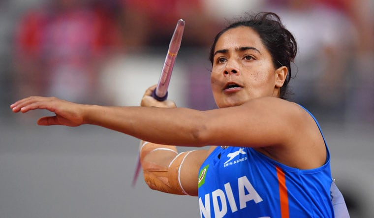 Annu Rani in action in the javelin throw qualification round at the World Athletics Championships in Doha | Reuters