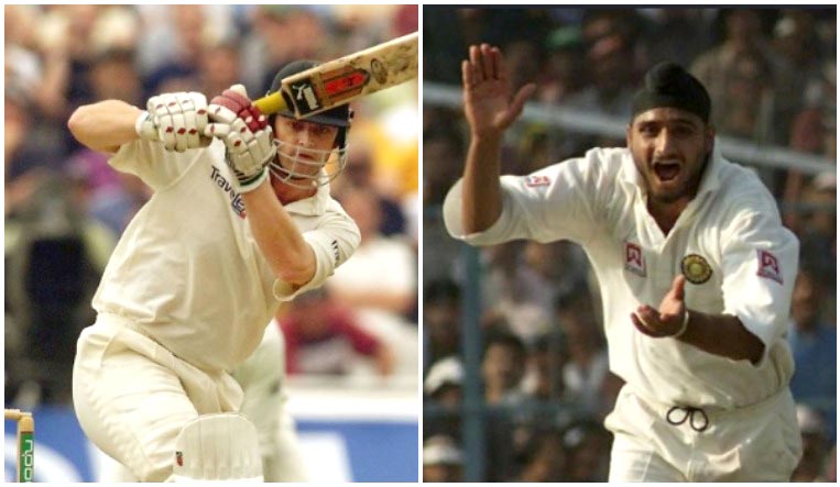 (File) Adam Gilchrist (left) and Harbhajan Singh